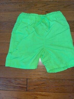 Place Neon Green Boys Swim Trunks
